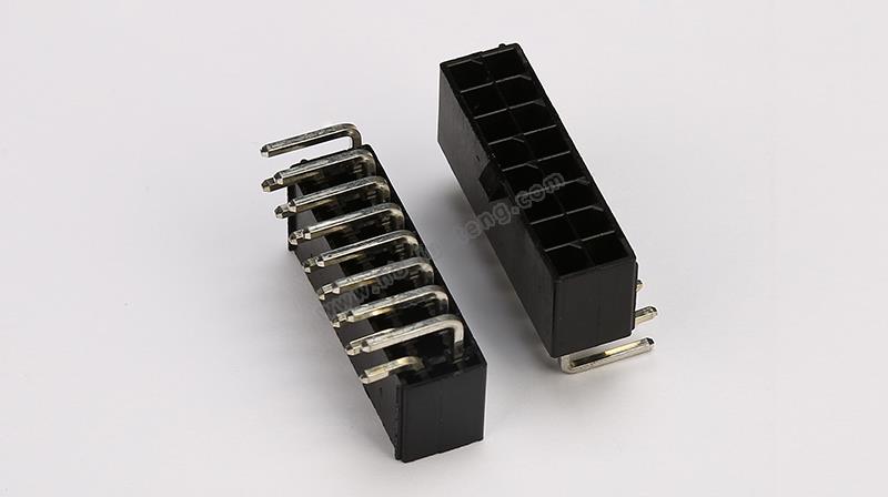 5557-2X8P弯针黑色