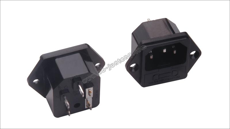 JT081 SERIES-带保险丝电源插座